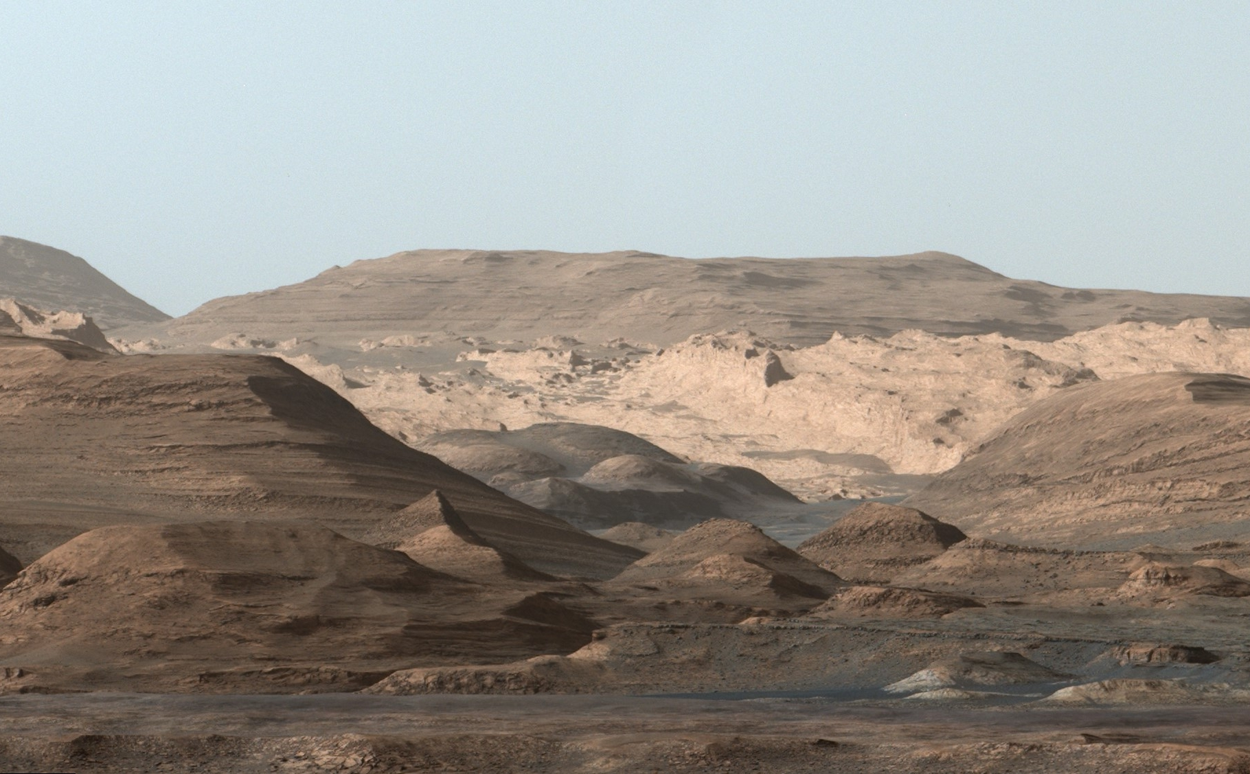 Landscape on Mars.